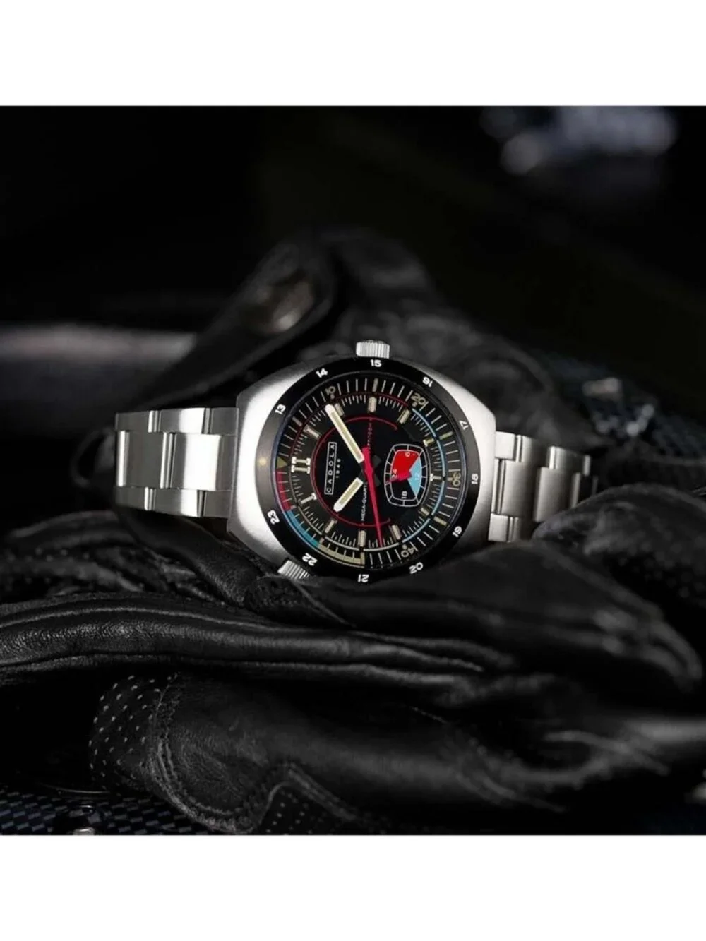 NWT Cadola Giulia Quartz Black Dial Men's Watch
